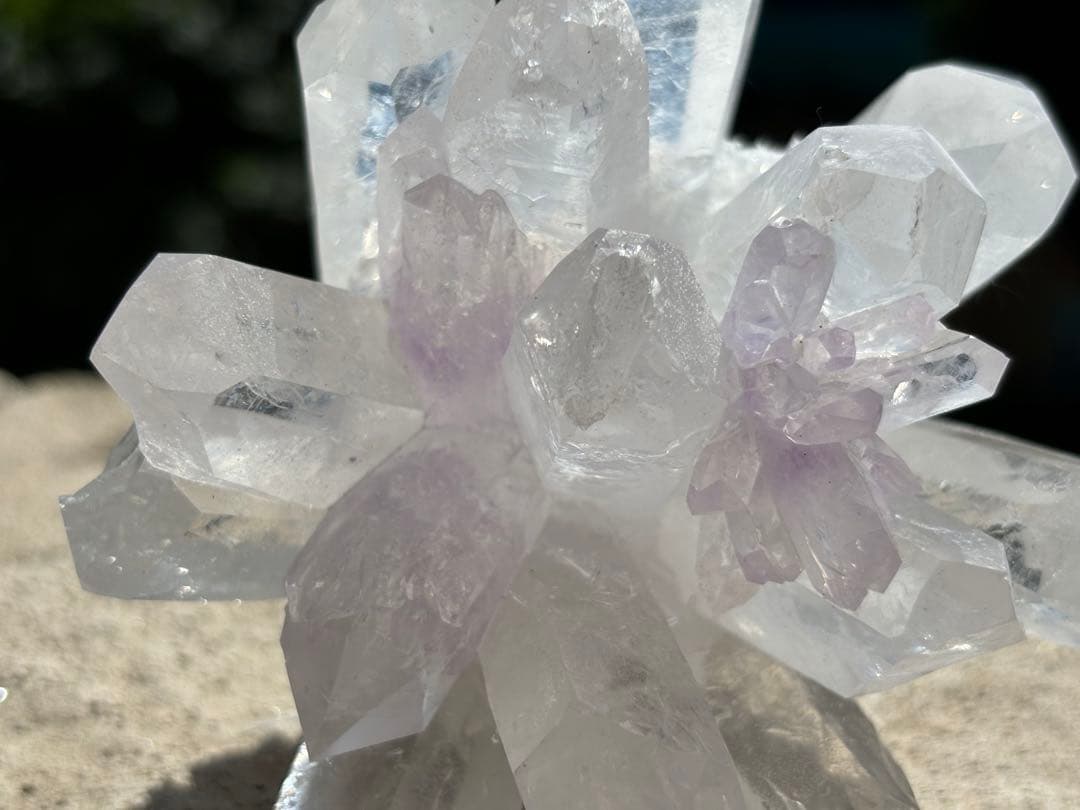 【強力浄化】ヒマラヤ水晶クラスター⭐️沢山のアメジストR123