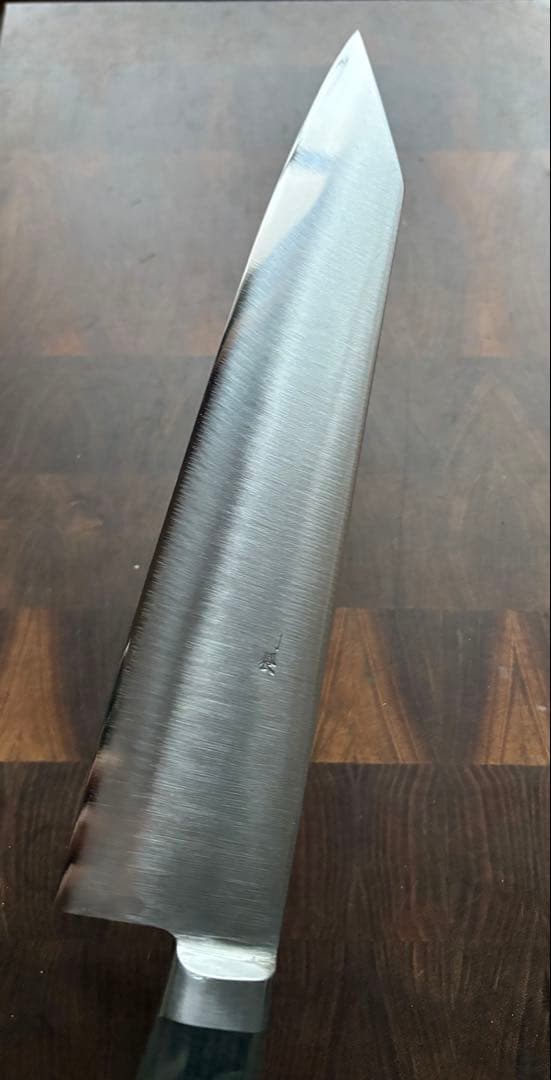 紋三郎　切付　牛刀　240mm 包丁　全鋼　洋包丁　特製　研ぎ済