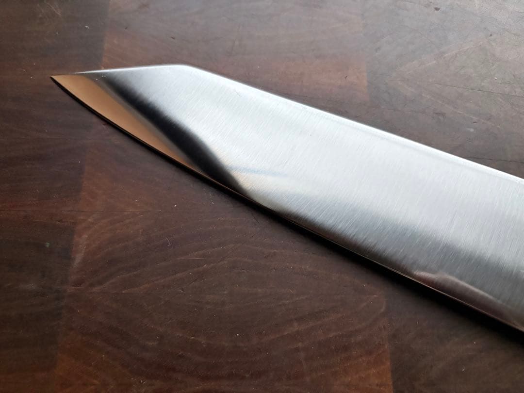 紋三郎　切付　牛刀　240mm 包丁　全鋼　洋包丁　特製　研ぎ済