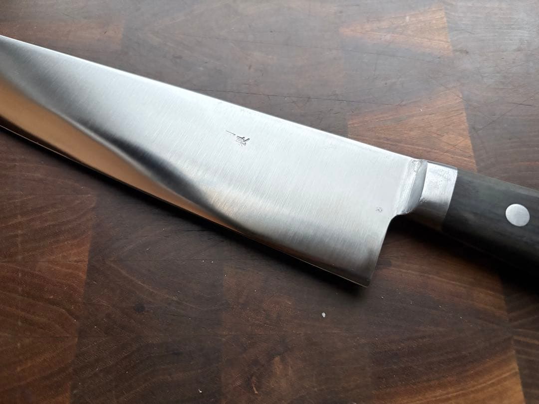 紋三郎　切付　牛刀　240mm 包丁　全鋼　洋包丁　特製　研ぎ済