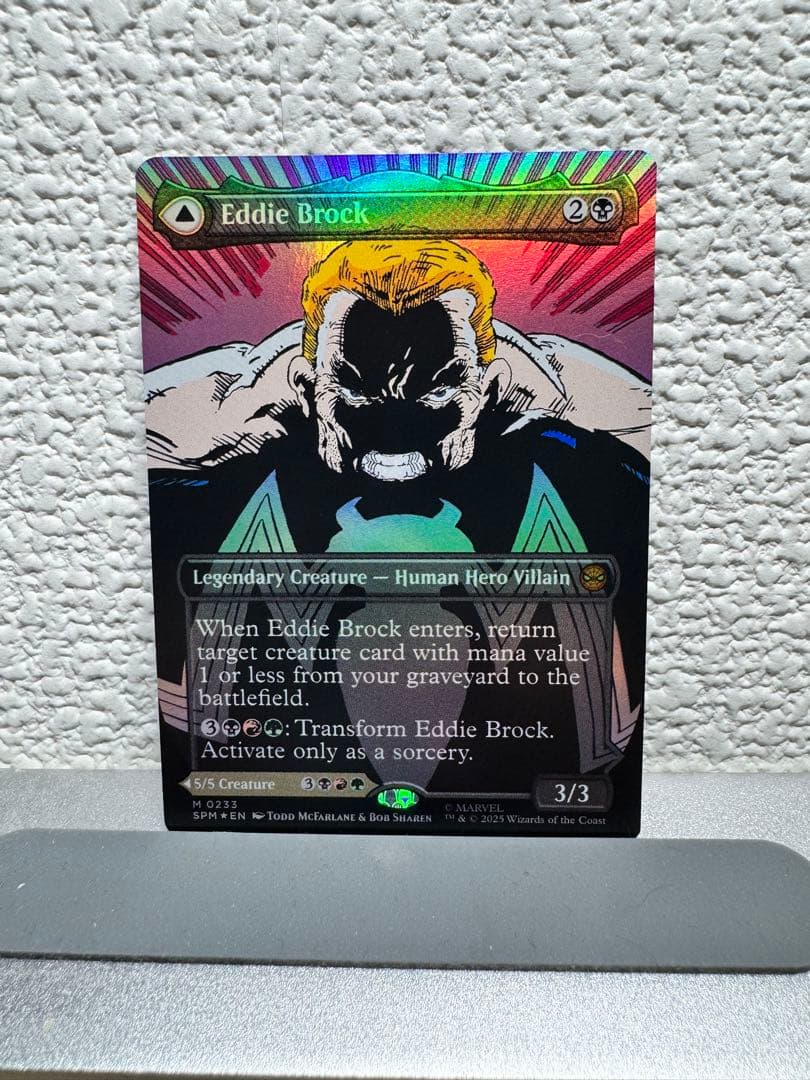 《エディ・ブロック/Eddie Brock》 ■ボーダーレス■【Foil】
