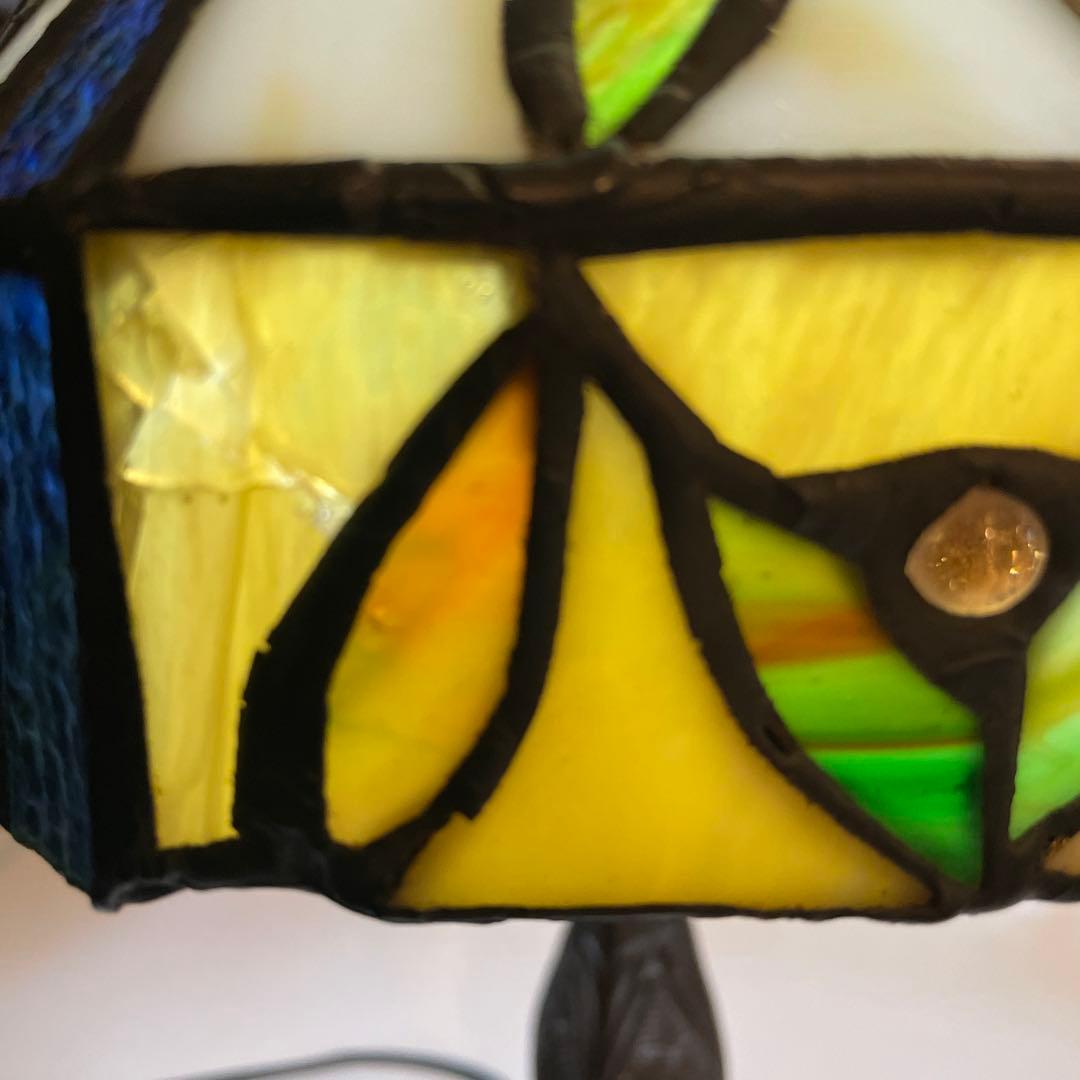 アンティーク・ステンドグラスランプ