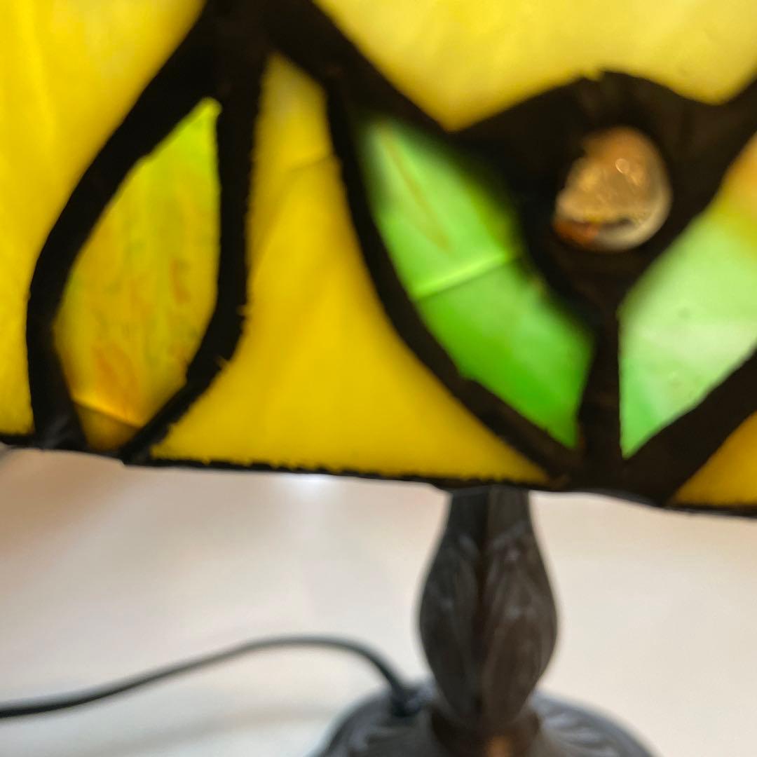 アンティーク・ステンドグラスランプ