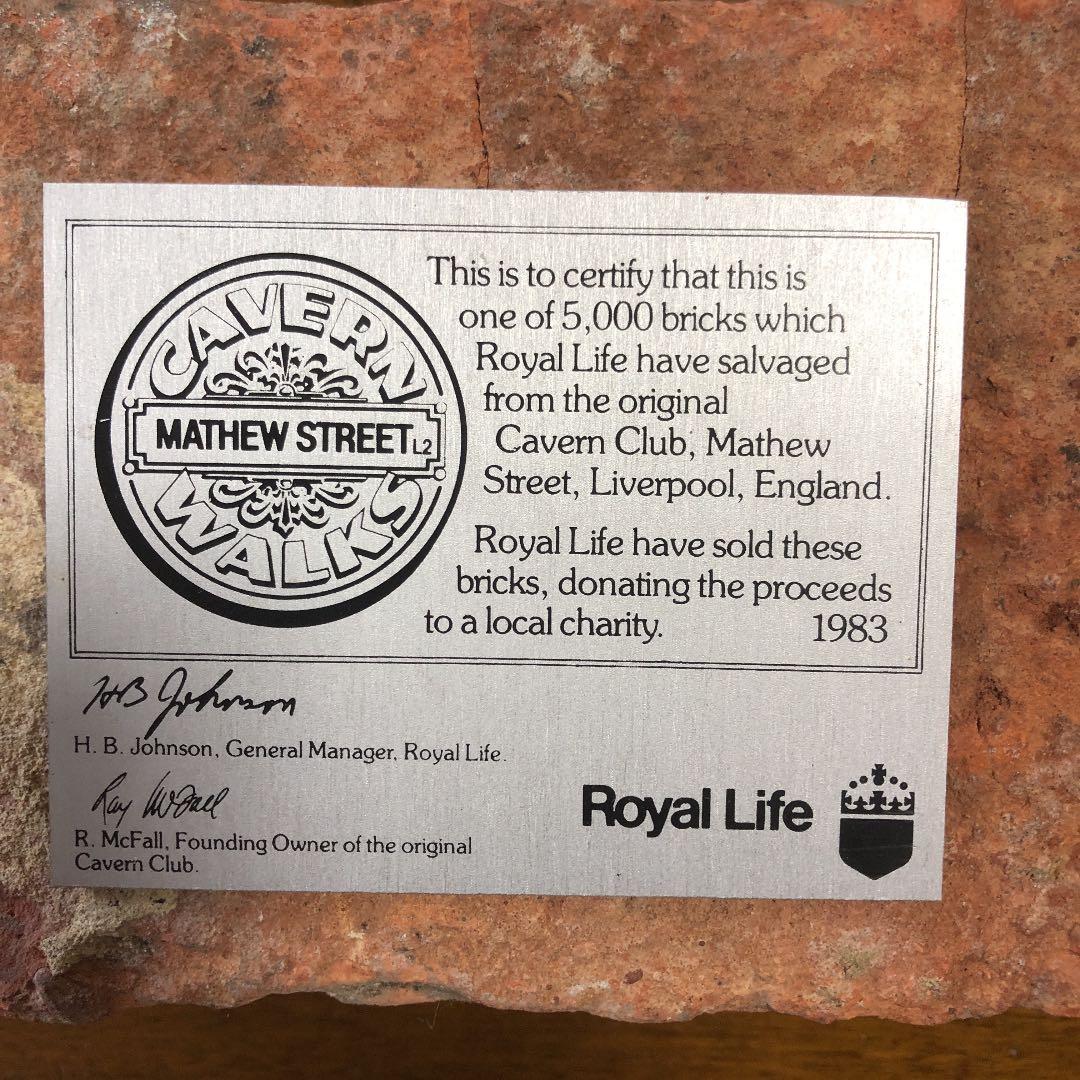 ビートルズ キャバーンクラブのレンガ - メルカリ