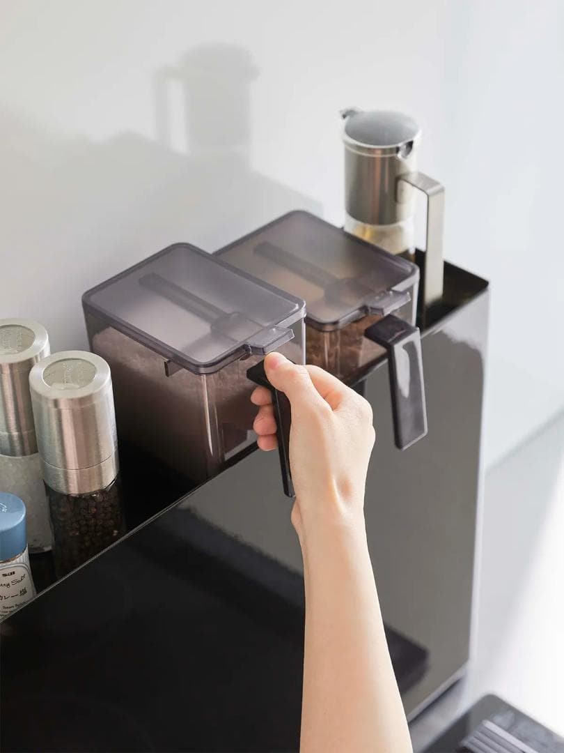 山崎実業 隠せる調味料ラック タワー ホワイト おしゃれ 白 整理整頓 新品