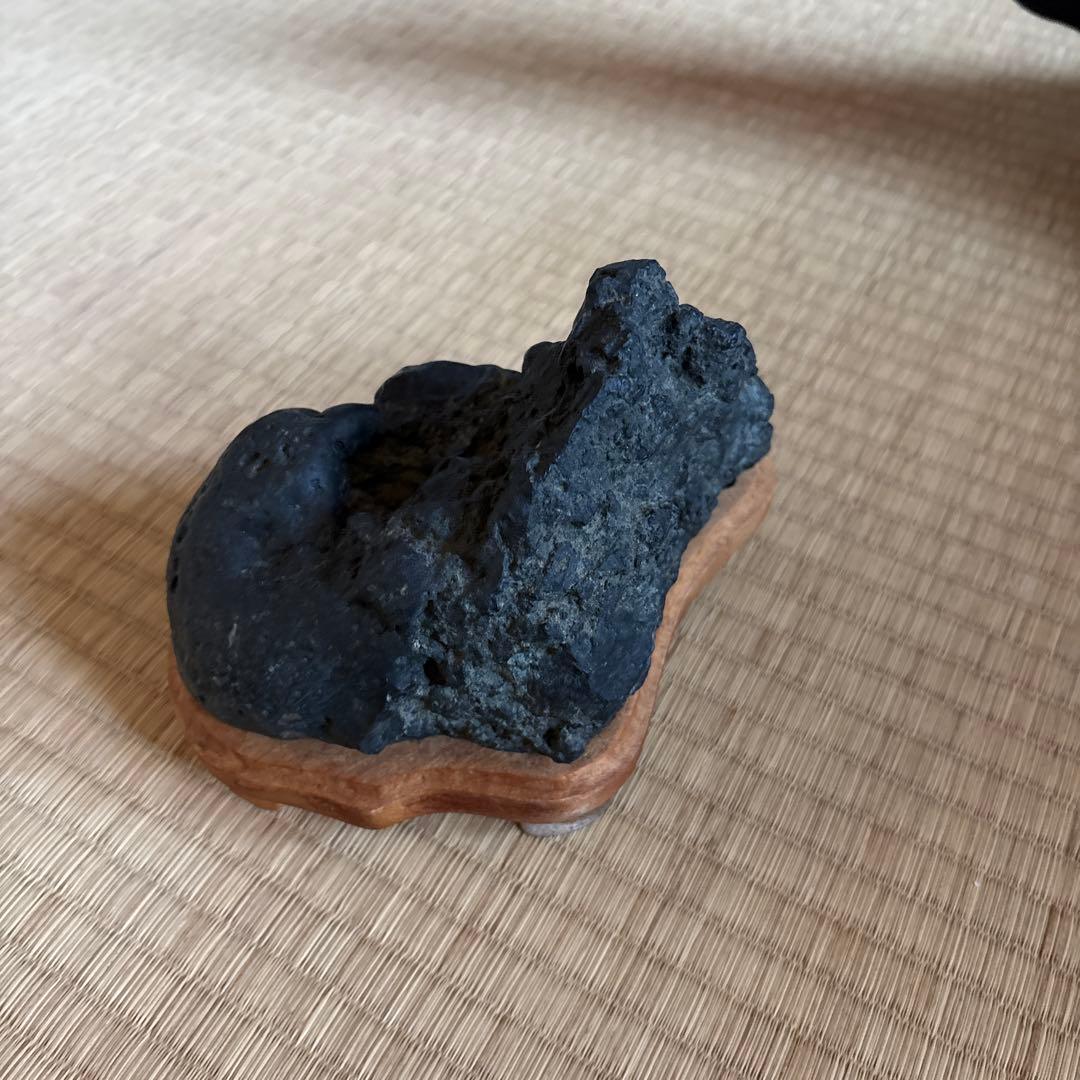 千軒石　木製台座付き