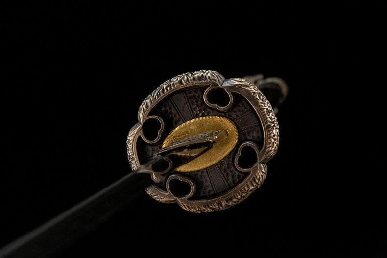 夜鶴黒檀太刀 日本刀 模造刀 居合刀 武士道 武蔵 鑑賞用 手鍛造