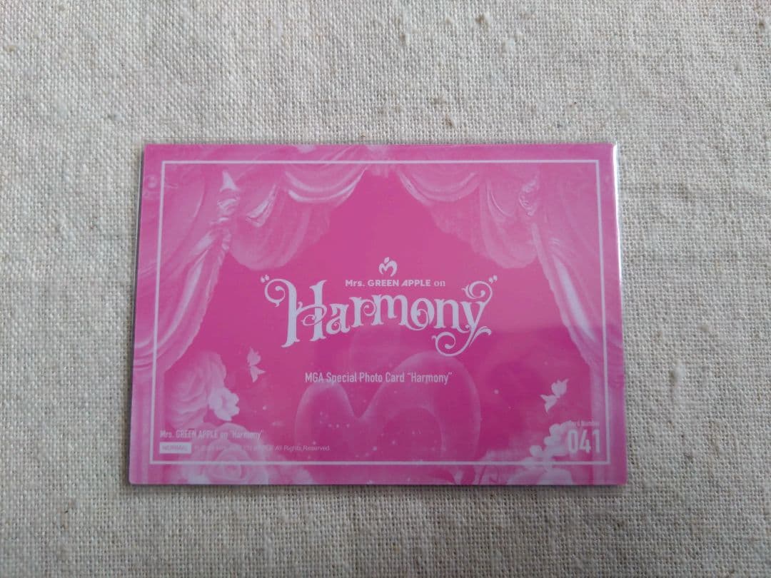 Mrs GREEN APPLE フォトカード Harmony 大森元貴 041 - メルカリ