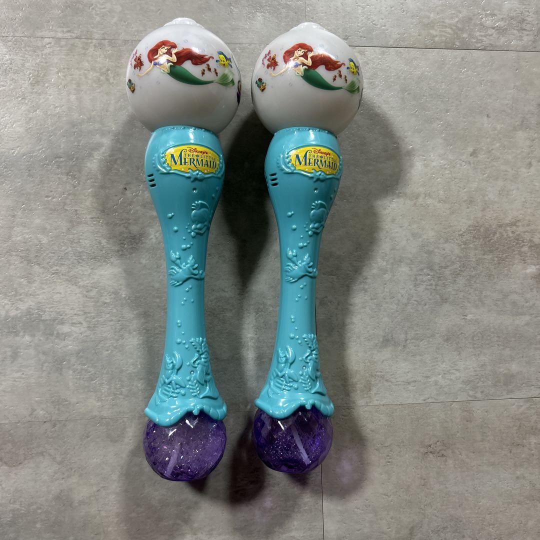 2本セット ディズニー プリンセス リトルマーメイド アリエル シャボン