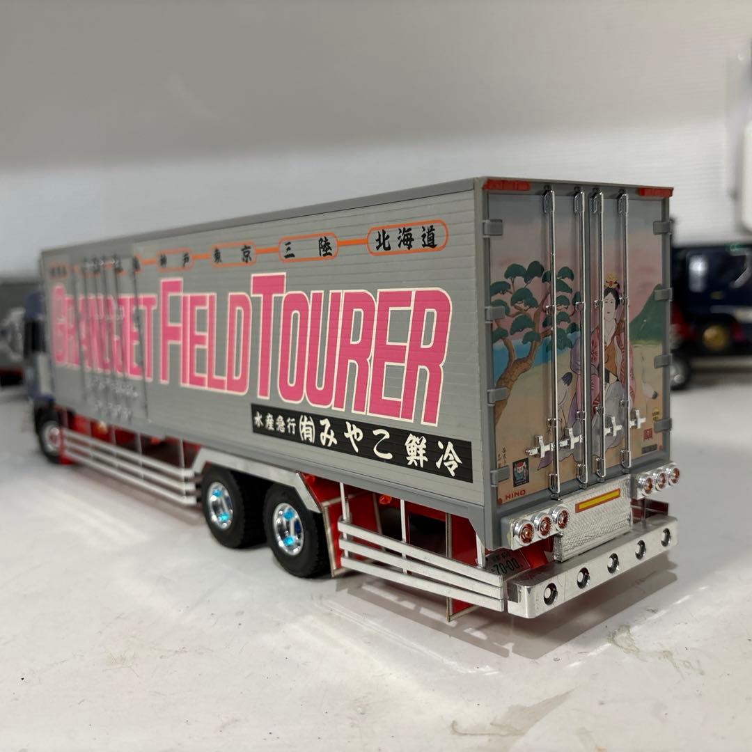 ☆デコトラプラモデルジャンク品☆プロフィア冷凍車☆みやこ鮮冷