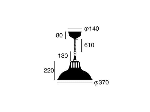 ARTWORKSTUDIO　ユニオンペンダント グレー電球無し