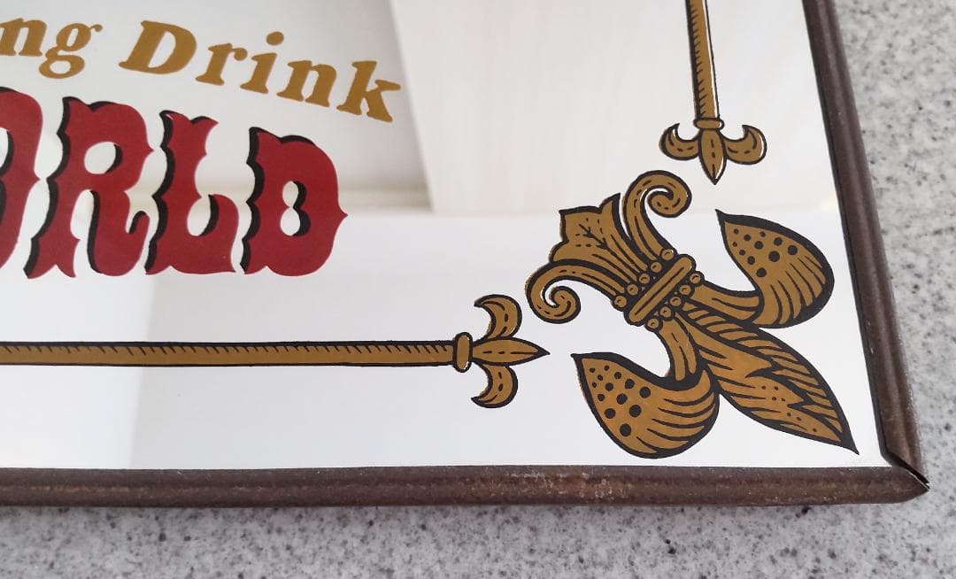 コカ・コーラ　パブミラー　鏡