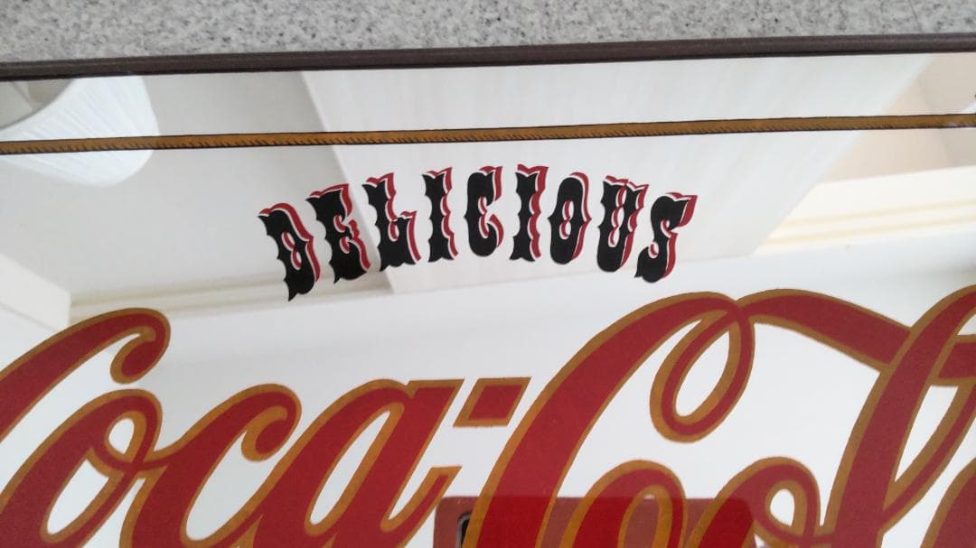 コカ・コーラ　パブミラー　鏡