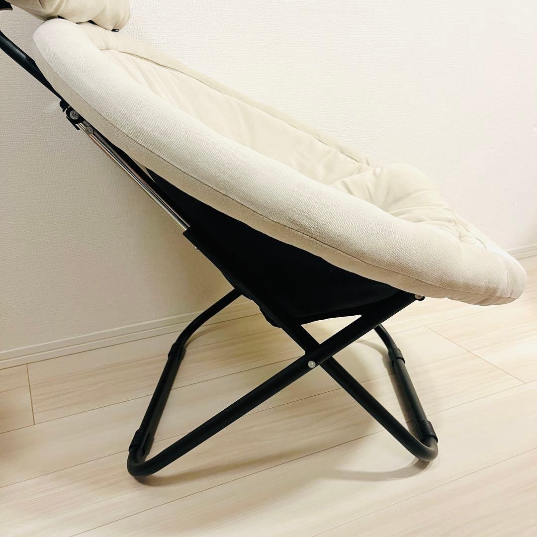 【良品】ひなたライフ 2way フォールディングチェア