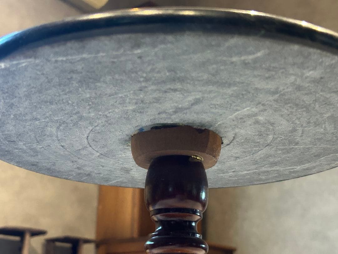 大理石　丸テーブル　イギリススタイル　コーヒーテーブル　カフェテーブル　SZ