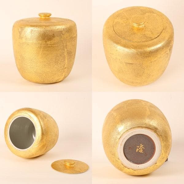 東大寺奉納同様品九谷金彩皆具一式目録コピー付　北村隆