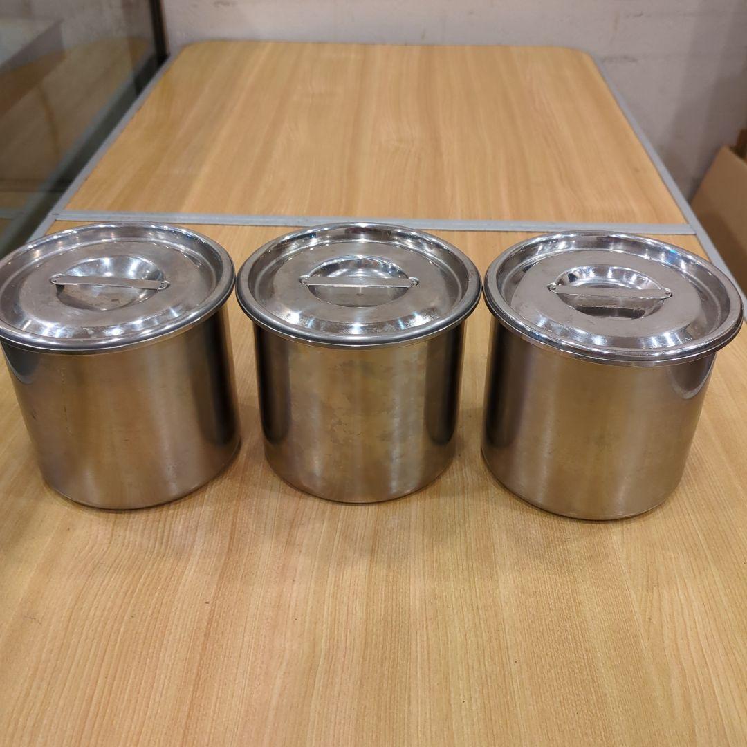 モ*ル様 業務用ステンレス キッチンポット　9個セット