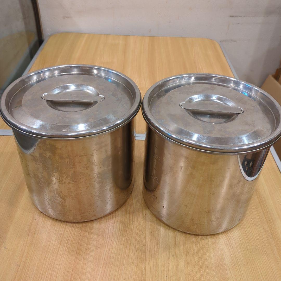 モ*ル様 業務用ステンレス キッチンポット　9個セット