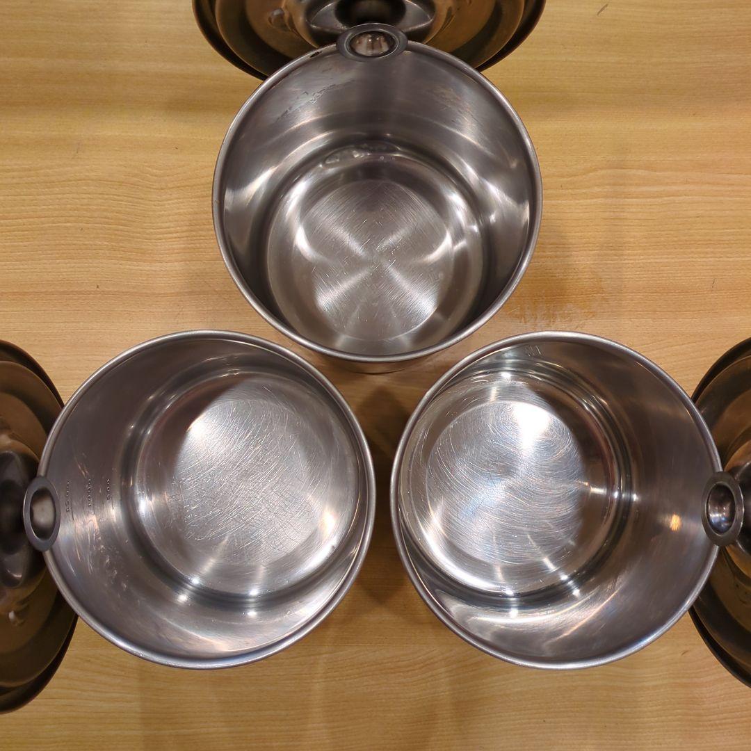 モ*ル様 業務用ステンレス キッチンポット　9個セット