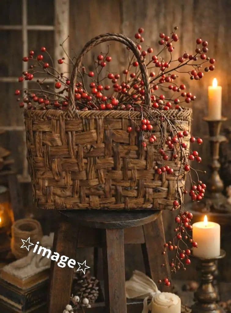 ✥天然素材ぶどう蔓 編み込み かごバッグ✥