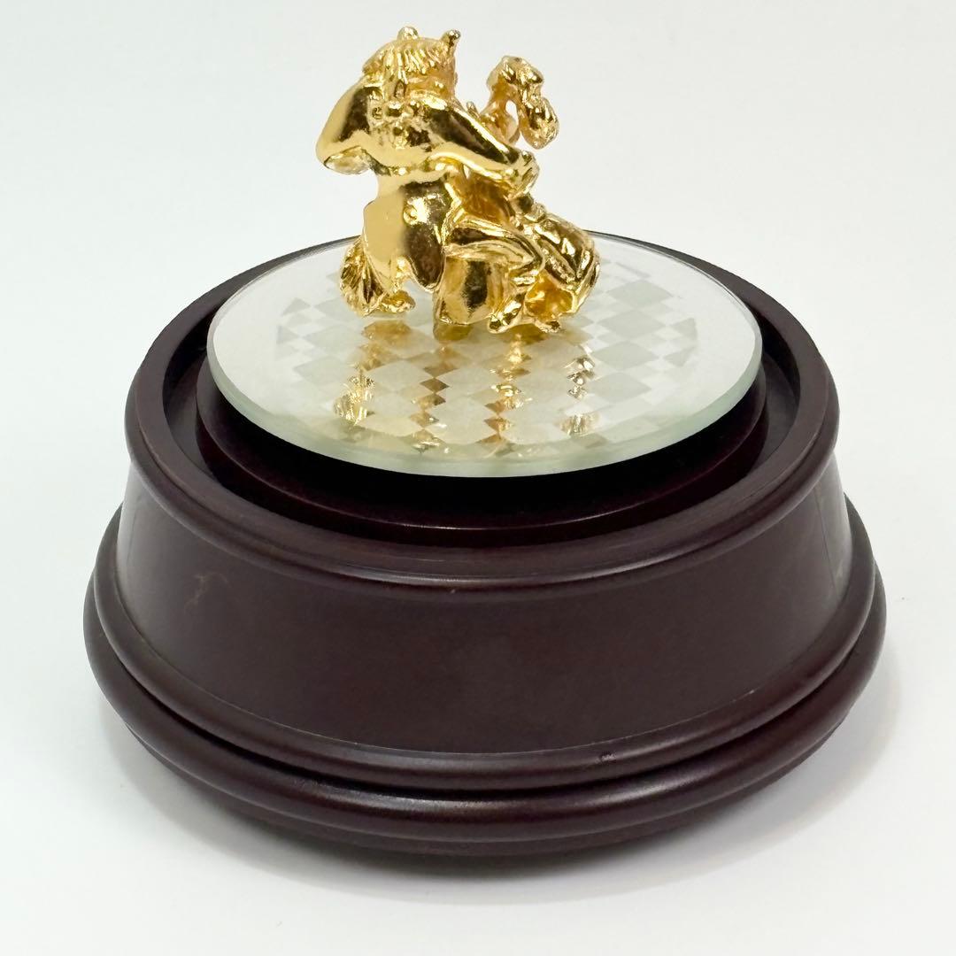 ディズニー 美女と野獣 ゴールド×パープル装飾 オルゴール 主題歌