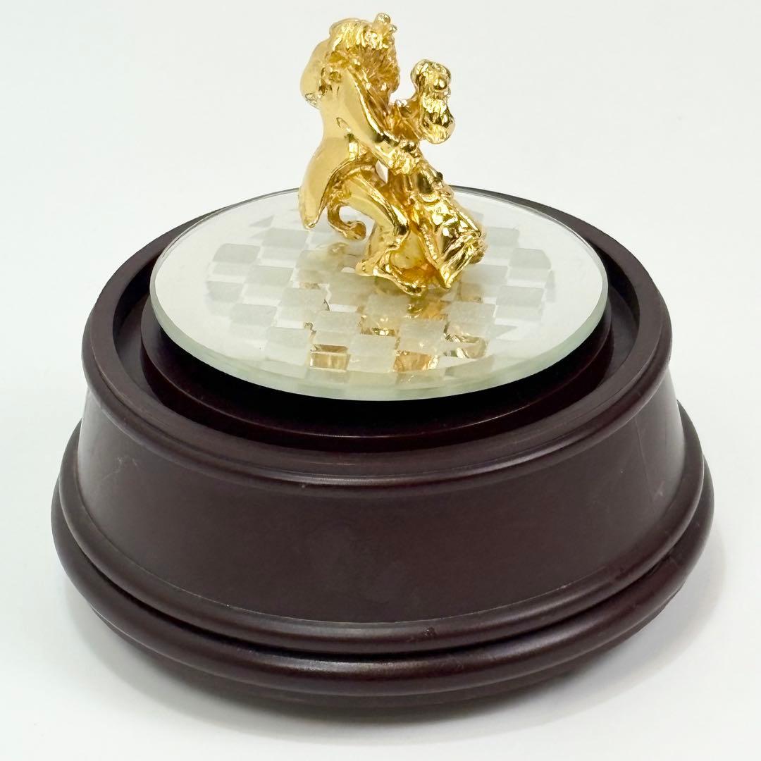 ディズニー 美女と野獣 ゴールド×パープル装飾 オルゴール 主題歌