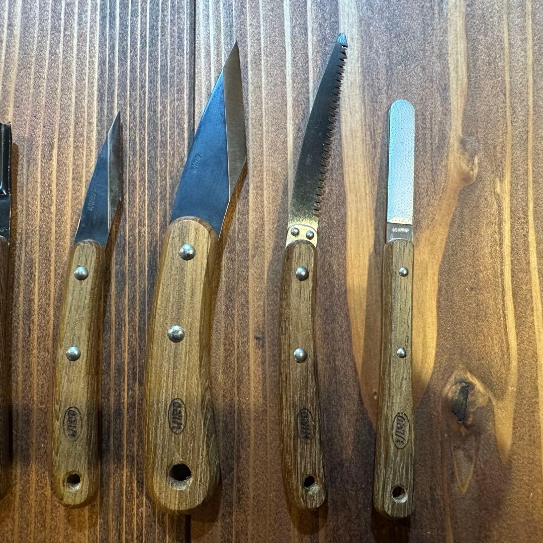 Hiro 木工彫刻刀セット ケース付き