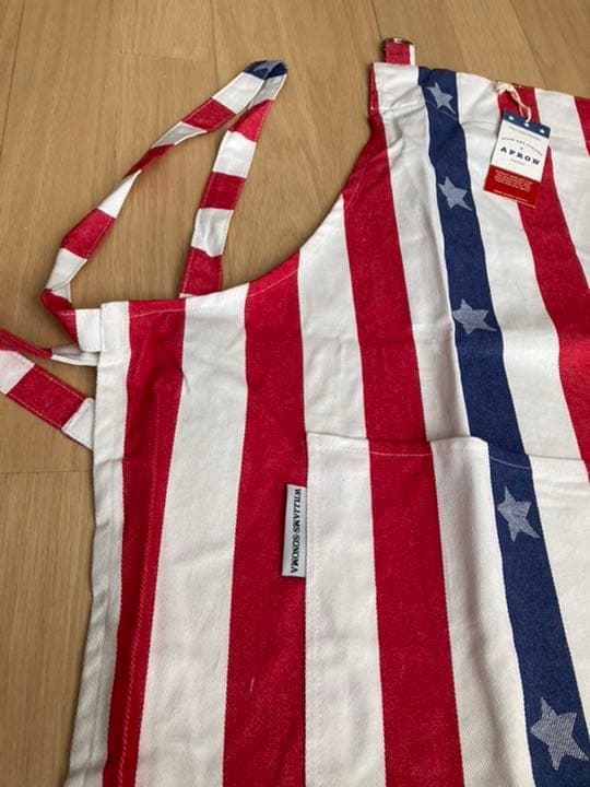 再お値下げ！　WILLIAMS-SONOMA 星条旗エプロン