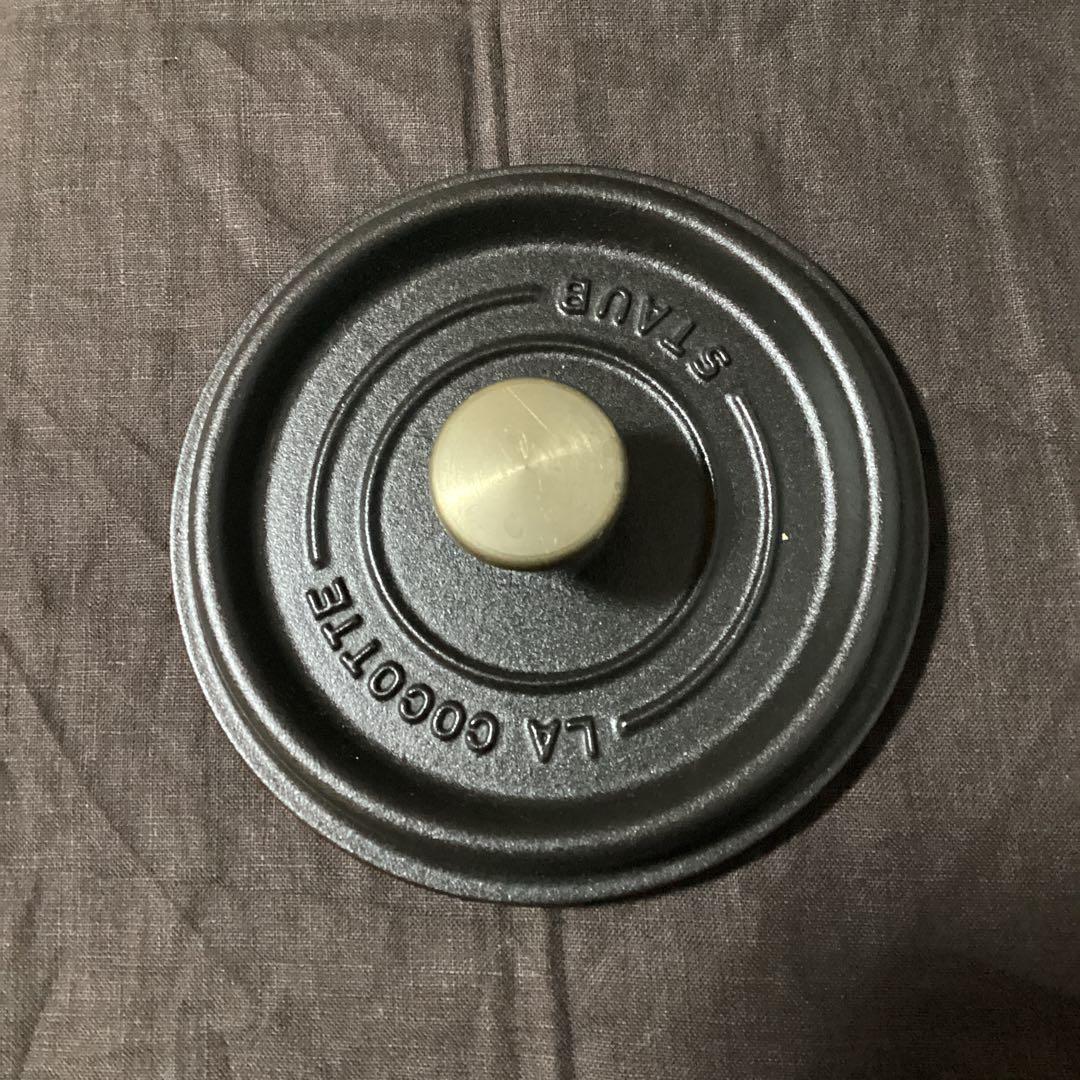 ストウブ　ピコ ココット ラウンド ブラック 16cm 両手鍋