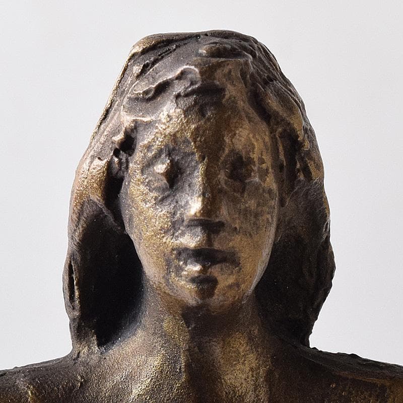 彫刻家 山本眞輔作 ブロンズ 「装い」 重さ約1.2㎏ C R8108 - メルカリ