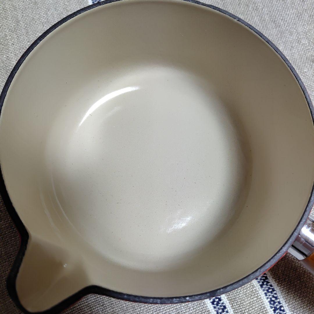 希少　LE CREUSET ミルクパン　ソースパン　16cm　チェリーレッド