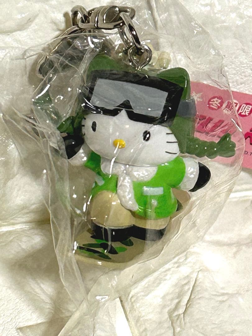 当時物 サンリオ ハローキティ 冬期限定 スノーボード キーホルダー