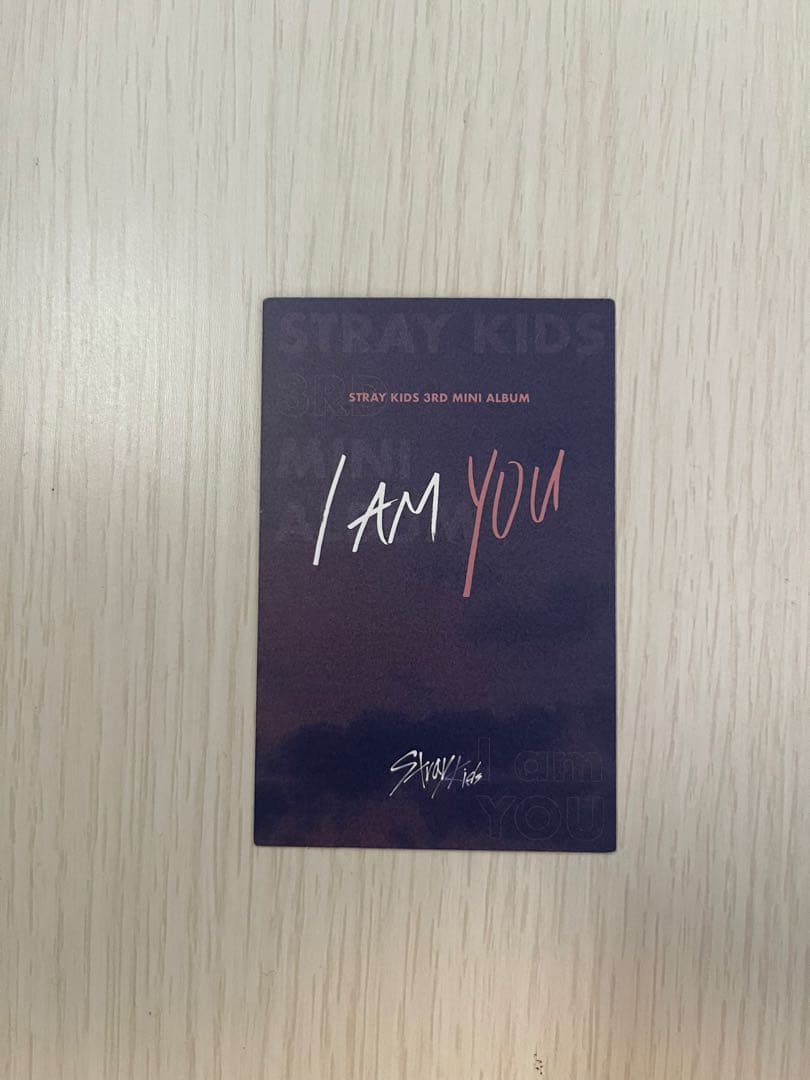 straykids スキズ I AM YOU 紫枠 限定 ハン ジソン トレカ