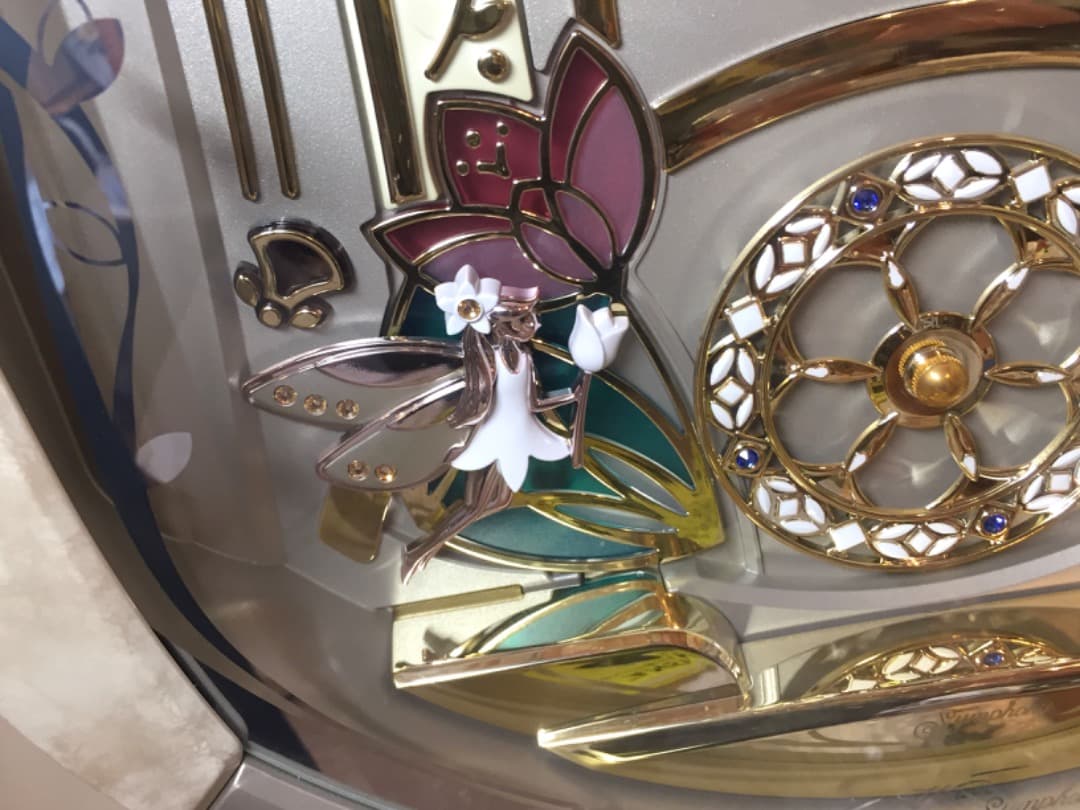 ○[超美品] セイコー ウェーブシンフォニー 電波からくり掛け時計 RE567G