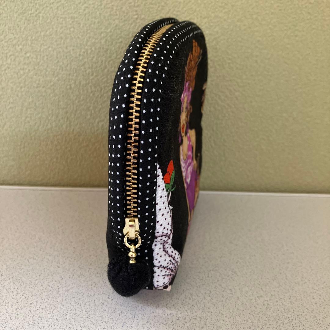 ハンドメイドポーチ ロラライハリス ソーイングレディ - メルカリ