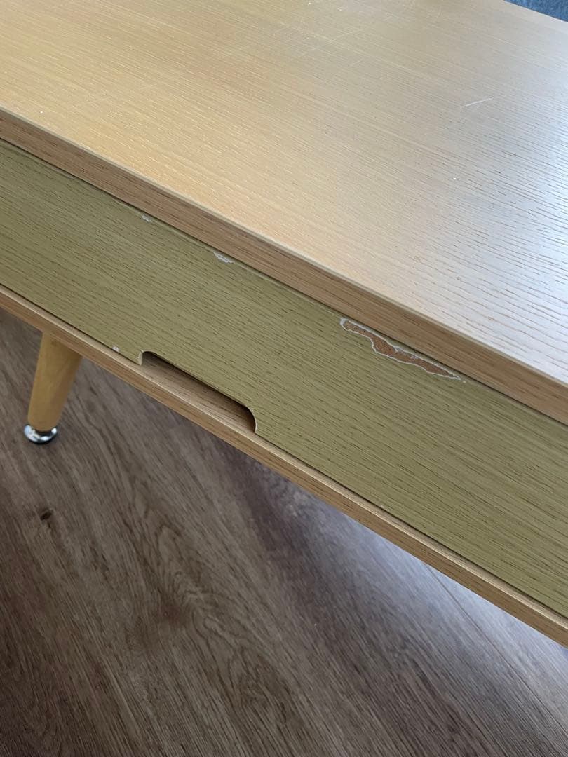 引出し付センターテーブル