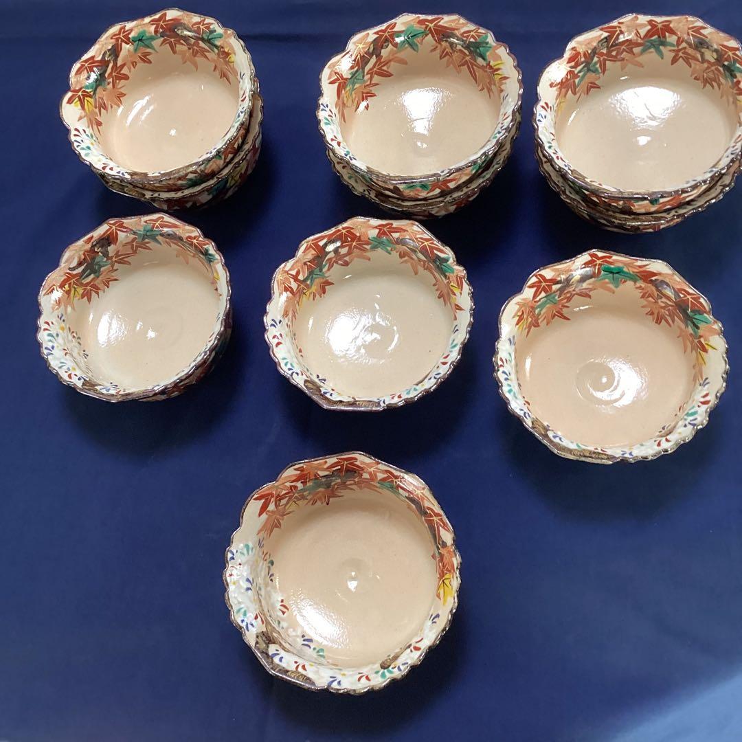 京焼乾山写雲錦向付　　新品未使用　　　最後の9客