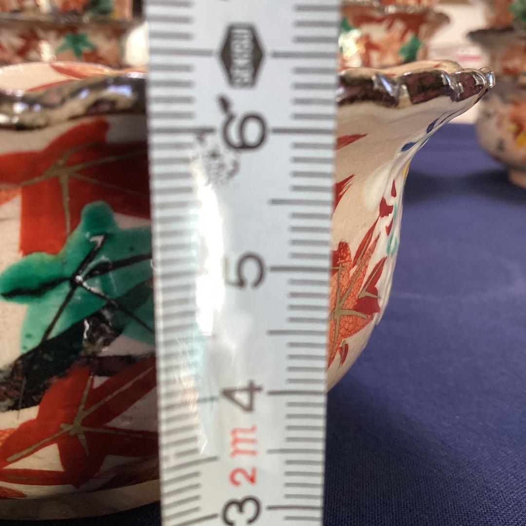 京焼乾山写雲錦向付　　新品未使用　　　最後の9客