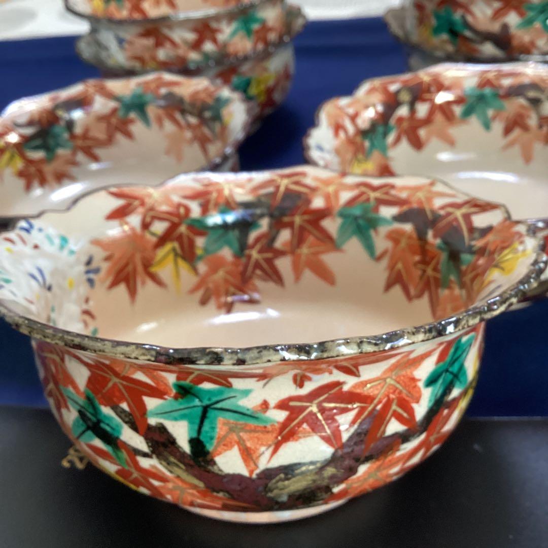 京焼乾山写雲錦向付　　新品未使用　　　最後の9客