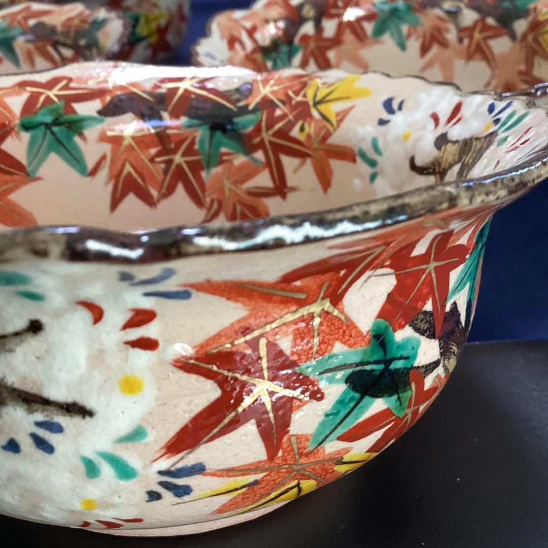 京焼乾山写雲錦向付　　新品未使用　　　最後の9客