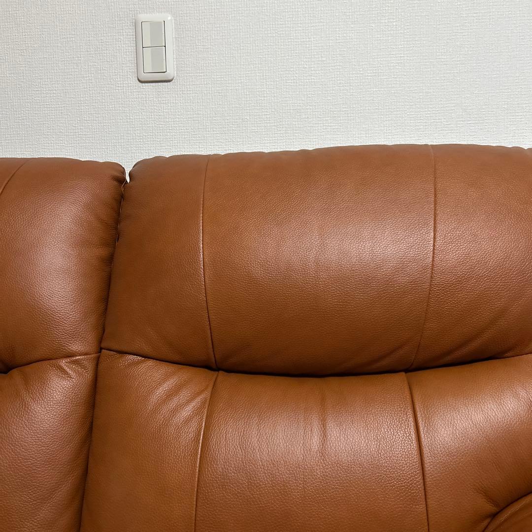 ヤマダオリジナル　3人掛け　電動リクライニングソファ　YES140001LBR