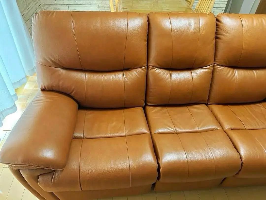 ヤマダオリジナル　3人掛け　電動リクライニングソファ　YES140001LBR