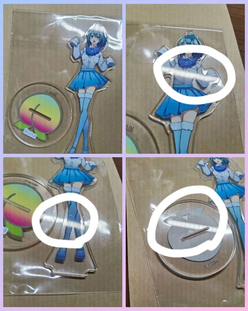 カラフルピーチ しまむら 初期アクリルスタンド 【バラ売り不可