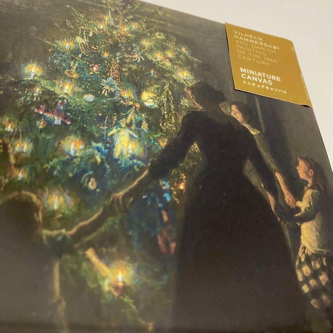 ハマスホイとデンマーク絵画展 ミニチュアキャンバス　きよしこの夜