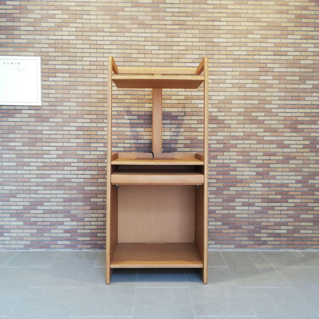 ◇Karimoku　オーク材　パソコンラック｜デスク｜学習机