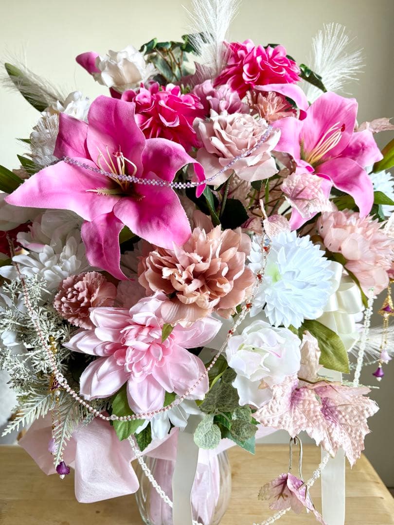 ハンドメイド ✳︎ アレンジメント ✳︎ 造花 ✳︎アートフラワー✳︎ アレンジ ✳︎45