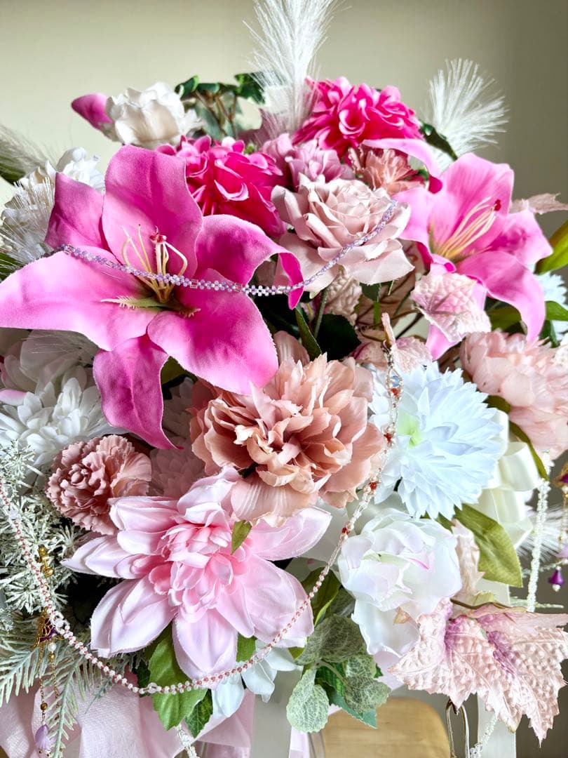 ハンドメイド ✳︎ アレンジメント ✳︎ 造花 ✳︎アートフラワー✳︎ アレンジ ✳︎45