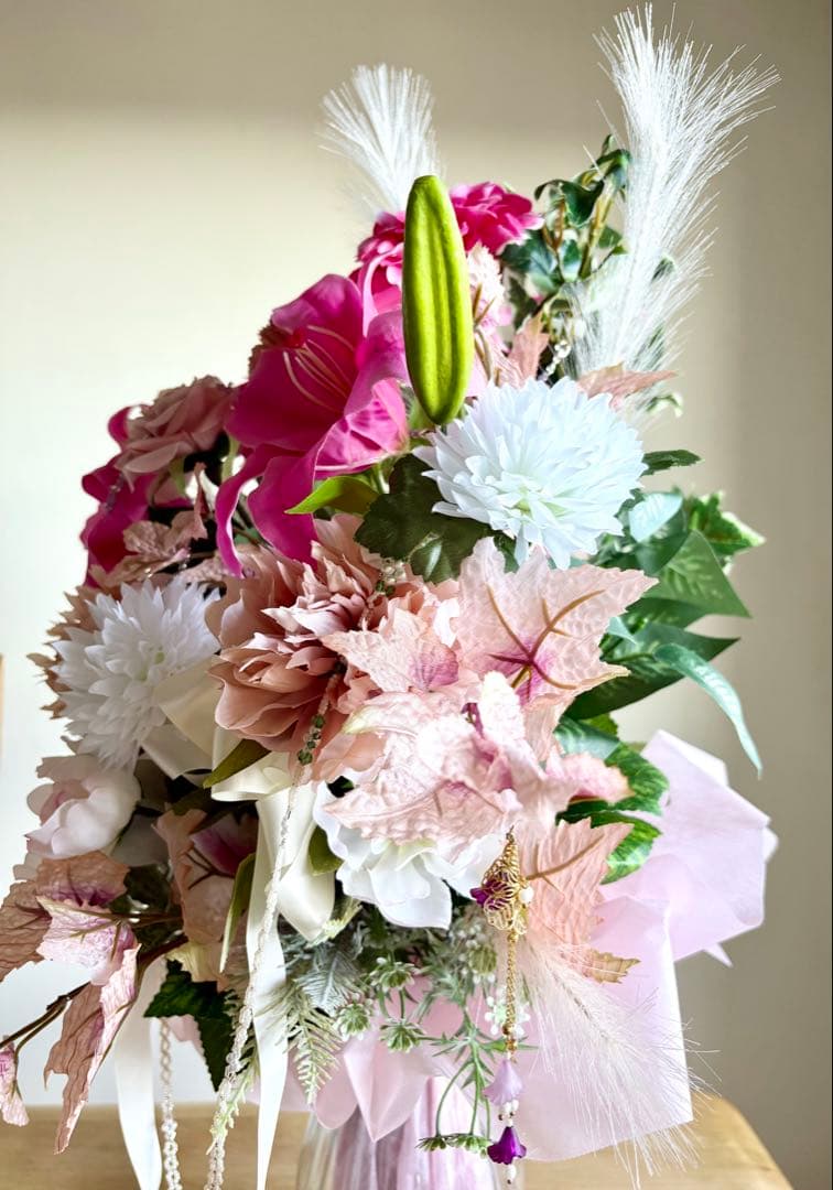 ハンドメイド ✳︎ アレンジメント ✳︎ 造花 ✳︎アートフラワー✳︎ アレンジ ✳︎45