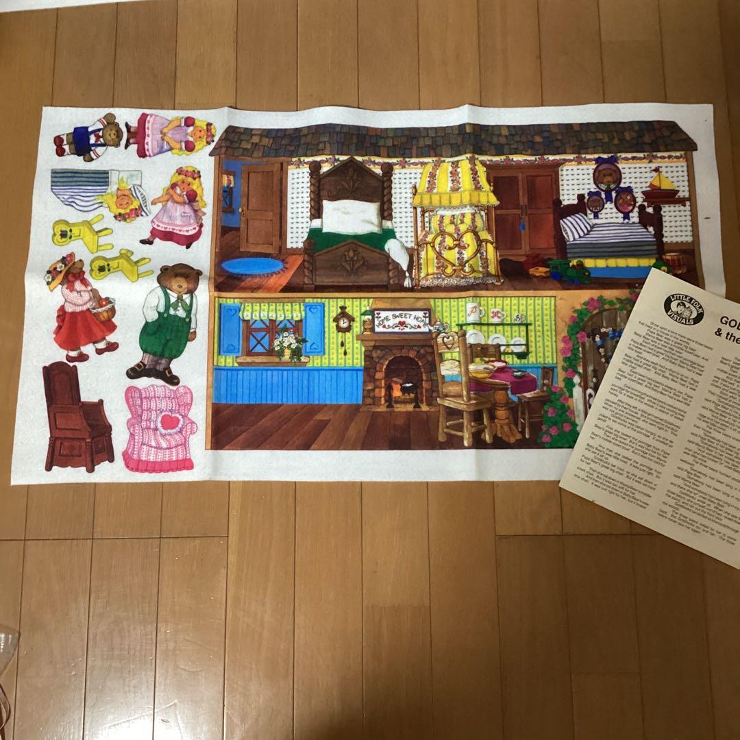 輸入品　パネルシアター4種類　パネル板(ボード)