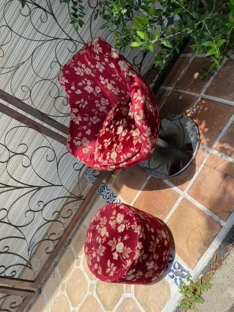 カウンターチェアー 昭和初期風 スナック カラオケ イス椅子モケット風